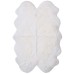  Genuine Sheepskin Rug Collection, White, 2 ft. x 5 ft. 10 in.
