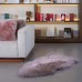  Genuine Sheepskin Rug Collection, Purple, 2 ft. x 3 ft. 5 in.