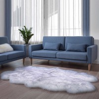 Windward Genuine Sheepskin Rug Collection, Gray, 2 ft. x 5 ft. 10 in.