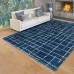 Zurich Shag Rug, Benson Collection, Blue, 6 ft. 6 in. x 9 ft. 6 in.