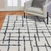 Zurich Shag Rug, Benson Collection, Ivory, 5 ft. 3 in. x 7 ft. 5 in.