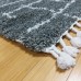 Zurich Shag Rug, Benson Collection, Gray, 5 ft. 3 in. x 7 ft. 5 in.