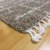 Zurich Shag Rug, Benson Collection, Brown, 5 ft. 3 in. x 7 ft. 5 in.