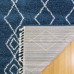 Zurich Shag Rug, Darro Collection, Blue, 6 ft. 6 in. x 9 ft. 6 in.