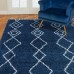 Zurich Shag Rug, Darro Collection, Blue, 5 ft. 3 in. x 7 ft. 5 in.