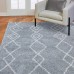 Zurich Shag Rug, Darro Collection, Gray, 6 ft. 6 in. x 9 ft. 6 in.