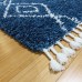 Zurich Shag Rug, Darro Collection, Blue, 5 ft. 3 in. x 7 ft. 5 in.
