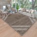 Zurich Shag Rug, Lenola Collection, Brown, 5 ft. 3 in. x 7 ft. 5 in.