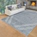 Zurich Shag Rug, Lenola Collection, Gray, 6 ft. 6 in. x 9 ft. 6 in.