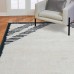 Zurich Shag Rug, Lenola Collection, Ivory, 6 ft. 6 in. x 9 ft. 6 in.