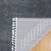 Zurich Shag Rug, Lenola Collection, Dark Gray, 5 ft. 3 in. x 7 ft. 5 in.