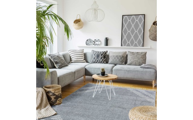 Zurich Shag Rug, Lenola Collection, Gray, 6 ft. 6 in. x 9 ft. 6 in.