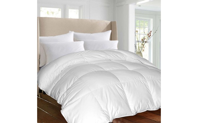 1000 Thread Count Cotton Down Alternative Comforter, One Color, Full/Queen