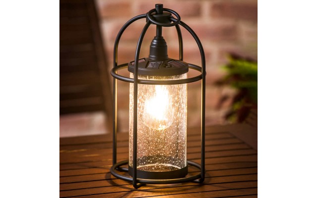 14″ Edison Solar LED Lantern
