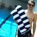 2 Pack Inflatable Water Hammock, Air Mattress, Aqua Lounger & Floating Sleep Pillow for Swimming Pool or Beach – Foldable & Easy to Carry, 2 Pack (Navy+Yellow)