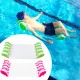 2 Pack Inflatable Water Hammock, Air Mattress, Aqua Lounger & Floating Sleep Pillow for Swimming Pool or Beach – Foldable & Easy to Carry, 2 Pack (Green+Pink)