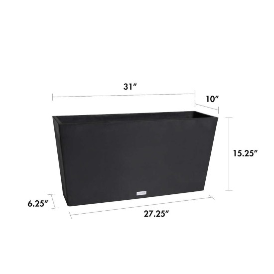31″ Trough Planter by , 2-pack