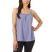  Ladies' Bra Cami, 2-pack, Blue, Large