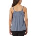  Ladies' Bra Cami, 2-pack, Blue, Large
