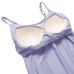  Ladies' Bra Cami, 2-pack, Blue, Large