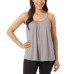  Ladies' Bra Cami, 2-pack, Gray, Large