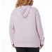 32 Degrees Ladies' Hooded Pullover, Purple, 2X