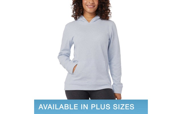 32 Degrees Ladies' Hooded Pullover, Blue, 2X