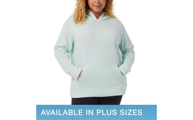 32 Degrees Ladies' Hooded Pullover, Green, 3X