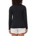  Ladies' Long Sleeve Air Mesh Tee, 2-pack, Black, Large