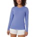  Ladies' Long Sleeve Air Mesh Tee, 2-pack, Black, Large