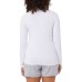  Ladies' Long Sleeve Air Mesh Tee, 2-pack, White, Large