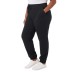  Ladies' Twill Jogger, Black, 3X