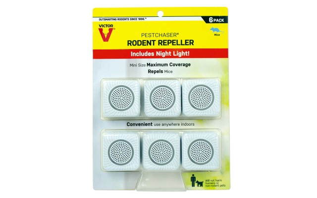 6 Pack Pestchaser Victor Rodent Repeller with Nightlight