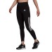  Ladies' 3-Stripe Tight with Mesh, Black, Large