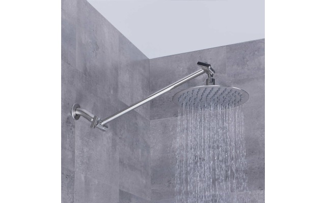  Stainless 8″ Rain Shower Head With Extension Arm