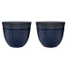 Ailani Resin Planter, 2-pack, Blue