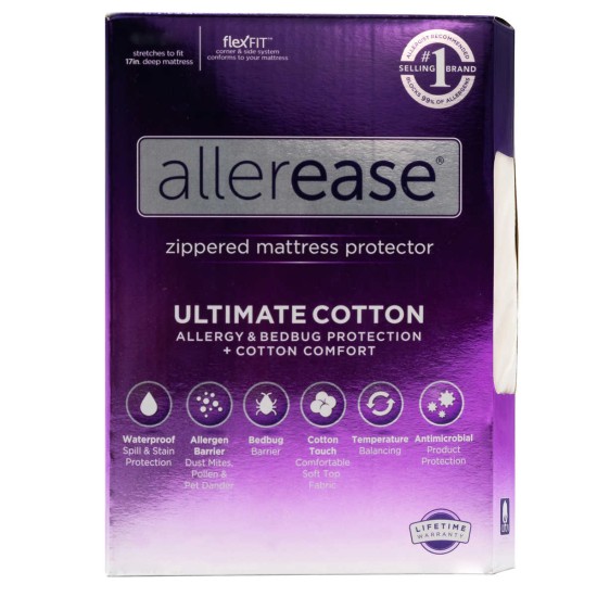  Ultimate Cotton Mattress Protector, One Color, Twin