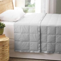 Allied Home RDS Down Blanket, Silver, Queen