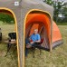 Apex Camp Dome Tent With Canopy and Walls