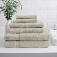 Asheville 6-piece Towel Set, Light Brown
