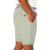  Men's Flat Front Short, Gray, 32