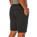  Men's Flat Front Short, Black, 30