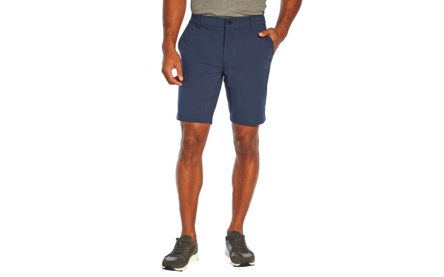  Men's Flat Front Short, Blue, 30
