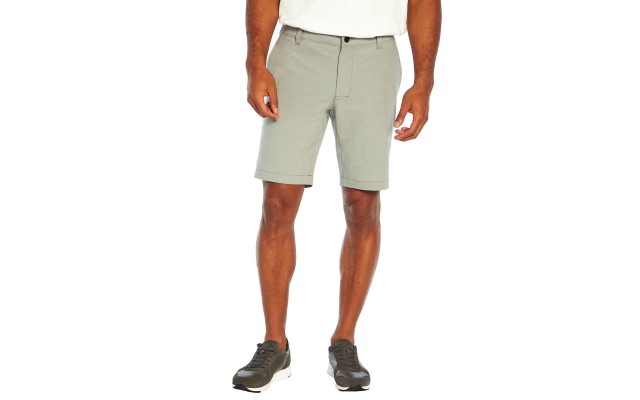  Men's Flat Front Short, Gray, 30