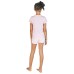  Girls Youth 4-piece Lounge Set, Heart, One Color, Small