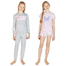 BCBG Girls Youth 4-piece Lounge Set, Butterfly