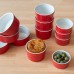  Ramekin 12-piece Set, Red