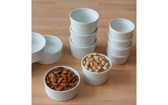  Ramekin 12-piece Set, White
