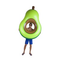 Bigmouth, Giant Avocado Fruit Inflatable Swimming Pool Float Raft Tube  (Green)