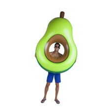Bigmouth, Giant Avocado Fruit Inflatable Swimming Pool Float Raft Tube  (Green)